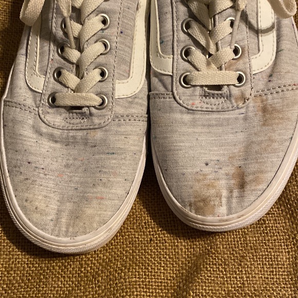 Vans speckled gray size 8.5 womens - Picture 2 of 6